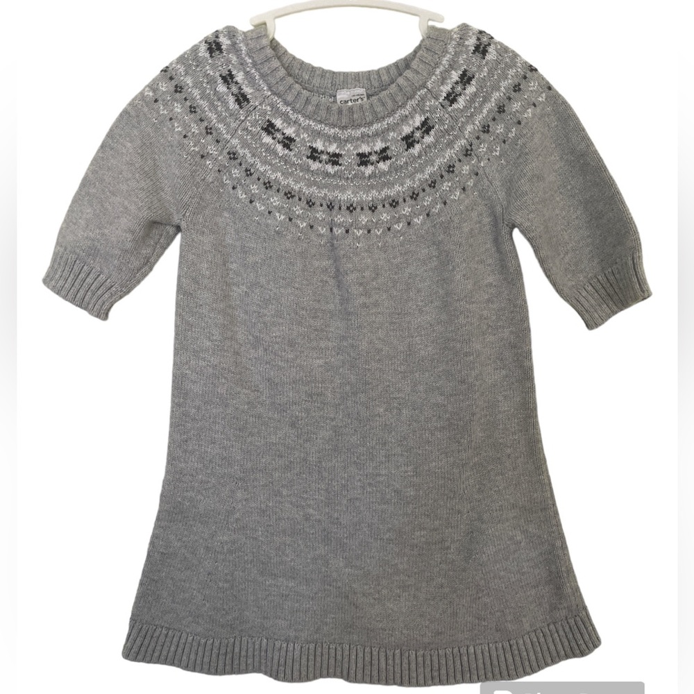EUC Carter’s Sweater Winter Dress w Sparkles 2TT